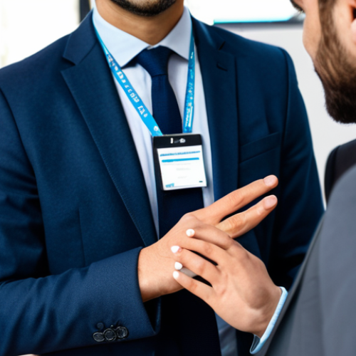 **

"A cybersecurity professional at a networking event in Paris, France. They are engaged in conversation with other professionals, business attire, name tag visible. Background includes event signage and professional decor. Focus on networking and career growth, fully clothed, safe for work, appropriate content, professional, perfect anatomy, correct proportions, natural pose, well-formed hands, proper finger count, natural body proportions."

**