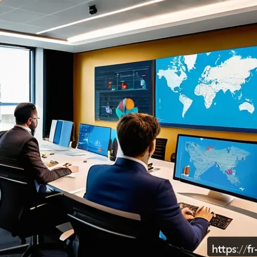 사이버보안 필수 자격증 종류 - A modern corporate office environment showcasing a diverse group of French IT professionals engaged ...